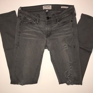 Frame Denim Grey Skinny de Jeanne